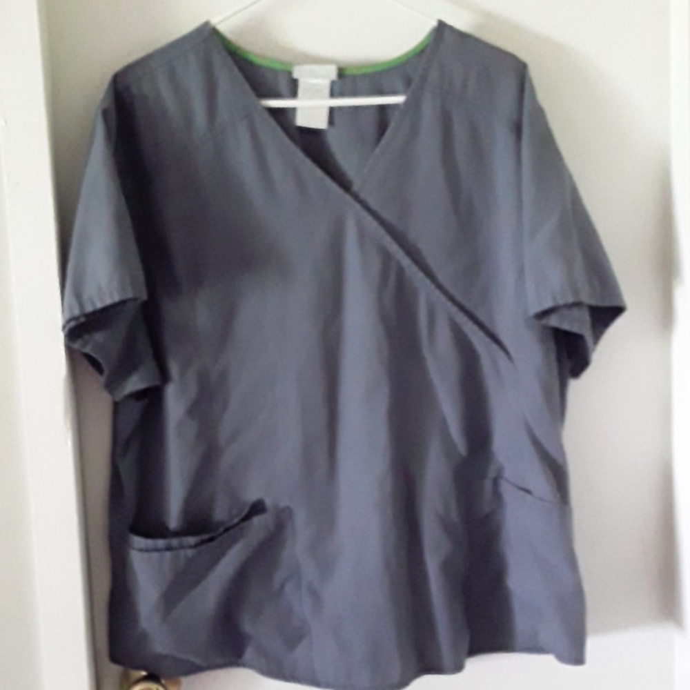 ScrubStar dark gray scrub top